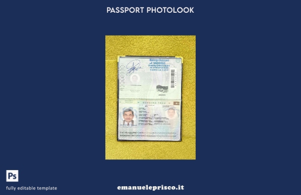 modello di look fotografico Burkina Faso pass ( ) stile verificato